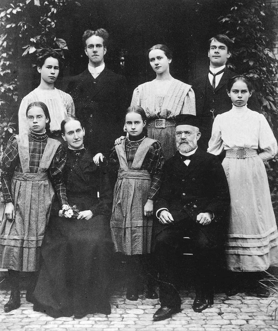 Paul Gmünders Herkunftsfamilie 1911